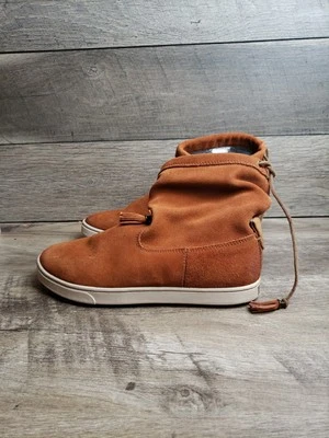 OluKai Womens Boots Size W9 Suede Laces Slouch Ankle Fashion Boots - Image 1 of 4