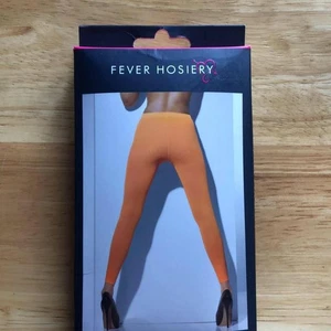 Collant Fever Hosiery opaco senza piedi arancione fluo. Taglia unica - Foto 1 di 4
