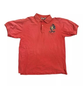 Looney Tunes: Tweety Golf Polo: Acme Clothing: Embroidery: Vintage 1994: Coral M - Picture 1 of 6
