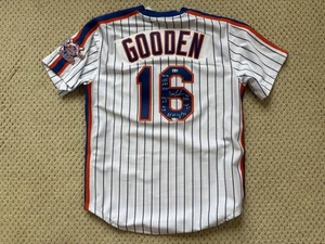 Dwight Doc Gooden Signed Inscribed Mitchell & Ness New York Mets Jersey Fanatics - Picture 1 of 7