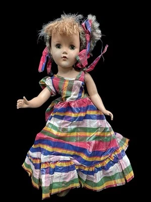 Muñeca Nanette antigua de plástico duro Arranbee Foto 1 de 4