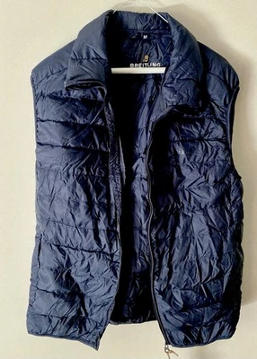 Authentic BREITLING Vest Jacket Size M Navy Blue Brand New with Tags - Image 1 of 4