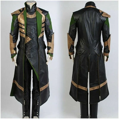 The Avengers Thor Loki Cosplay Costume Outfits Men Halloween Suit Custom Made - Image 1 of 4