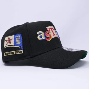 NWT Black Houston Astros 2000 Inaugural Season 9Forty A-Frame New Era Adjustable - Picture 1 of 6