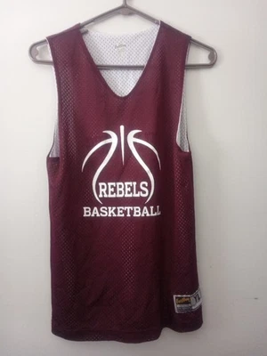 Camiseta sin mangas de práctica reversible Rebels Basketball Eastbay YL Foto 1 de 4