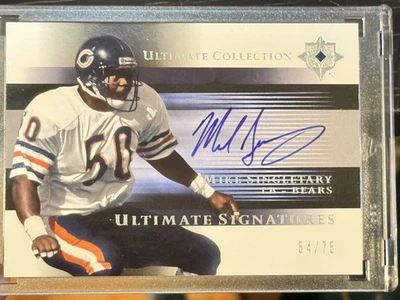 2005 Ultimate Collection Ultimate Signatures /75 #US-MS Mike Singletary Auto - Image 1 of 3