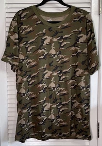 OT Revolution Shirt Mens XL Woodland Camo Short Sleeve Hunting Outdoor - Picture 1 of 3