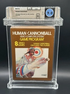 Atari 2600 Human Cannonball 9.0 - Graded -sealed - New - Wata - Image 1 of 4