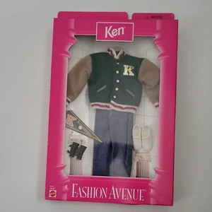 Barbie - Moda Avenue Ken Conjunto Pack Varsity Letterman Chaqueta - Mattel 1997 - Imagen 1 de 5