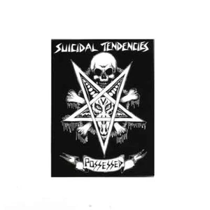 SELBSTMÖRDERISCHE TENDENZEN BESESSENER AUFKLEBER SKATE SCHWARZ DOGTOWN SELTEN VENEDIG 80ER JAHRE STIL - Bild 1 von 1