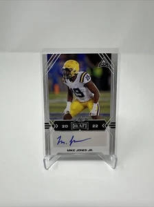 Mike Jones Jr FALCONS 2022 Leaf Draft Auto RC # BA-MJJ LSU Atlanta Falcons - Imagen 1 de 2