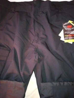 Men's Big Snow Sport Pants with Insulation - All in Motion Black 3XL Foto 1 de 4
