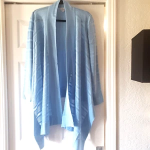 EXCLUSIVELY MISOOK SKY BLUE CARDIGAN/JACKET SZ.M - Picture 1 of 4