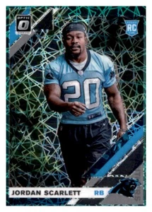 2019 Optic Green Velocity Jordan Scarlett Rated Rookie RC Prizm Holo Panthers - Picture 1 of 2