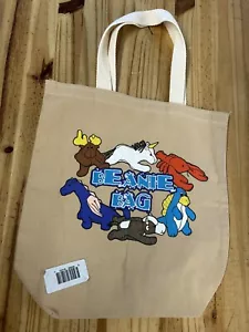 Vintage TY Beanie Baby Canvas Beuteltasche Tasche Neu mit Etikett WOW! - Bild 1 von 2