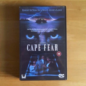 CAPE FEAR (1991) - VHS Video - Ex-Rental BIG BOX Version - CIC VIDEO - UK / PAL. - Picture 1 of 10