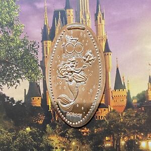 Disney World 100th Anniversary Smashed Pressed Elongated Penny Ariel Flounder