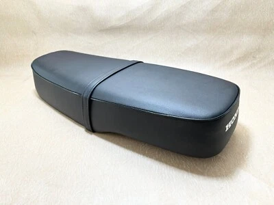 Honda CB72 CB77 305 Classic Aftermarket Seat MetalPan Black Super Hawk 1962-1968 - Image 1 of 4