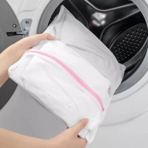 10pcs Zipped Laundry Mesh Wash Bag For Washing Machine Lingerie Underwear Socks - Picture 1 of 5