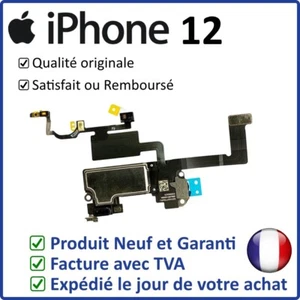 MODULE ÉCOUTEUR INTERNE HAUT PARLEUR OREILLE EARPIECE POUR IPHONE 12 - Photo 1 sur 3