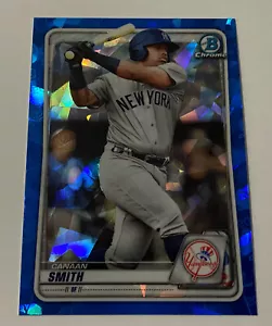 2020 Bowman Chromblau Saphir Refraktor Canaan Smith New York Yankees! - Bild 1 von 2