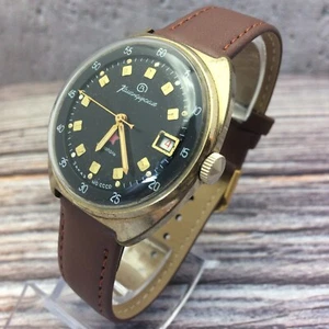 Soviet Military Komandirskie WOSTOK Gilded mens watch ChChz USSR East ВОСТОК⌚💥 - Picture 1 of 15