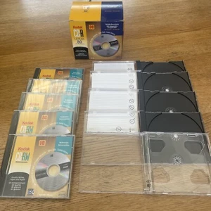 Kodak CD-R Ultima 80 700MB 80min 5 Count Sealed + 5 Cases Only - Picture 1 of 4
