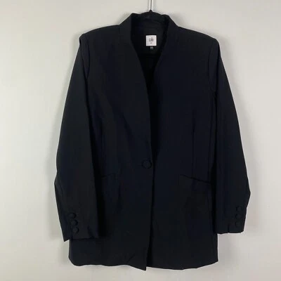 Cabi Blazer Womens 14 Small Black Jacket Ponte Knit Dinner Unstructured 4119 - Image 1 of 4