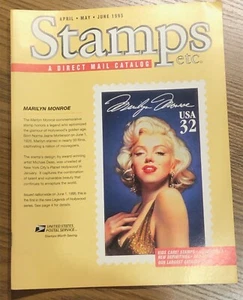 Stamps Etc direct mail catalog Magazine April May June 1995 Marilyn Monroe USPS - Bild 1 von 1