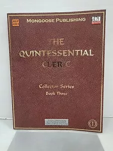Dungeons & Dragons 3rd Edition, The Quintessential Cleric (2009 softcover) wh - Picture 1 of 4