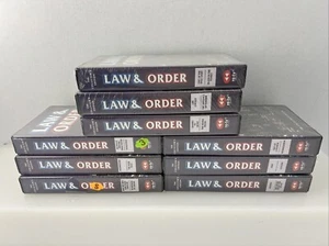 Law & Order Collectors Edition Lot of 9 VHS Sealed VTG 2000 Universal Studios - Picture 1 of 8