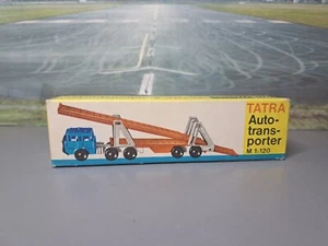 Tatra Autotransporter 1:120 TT VEB modello-costruzione Lipsia DDR IMBALLO ORIGINALE RocoRMM Herpa - Foto 1 di 5