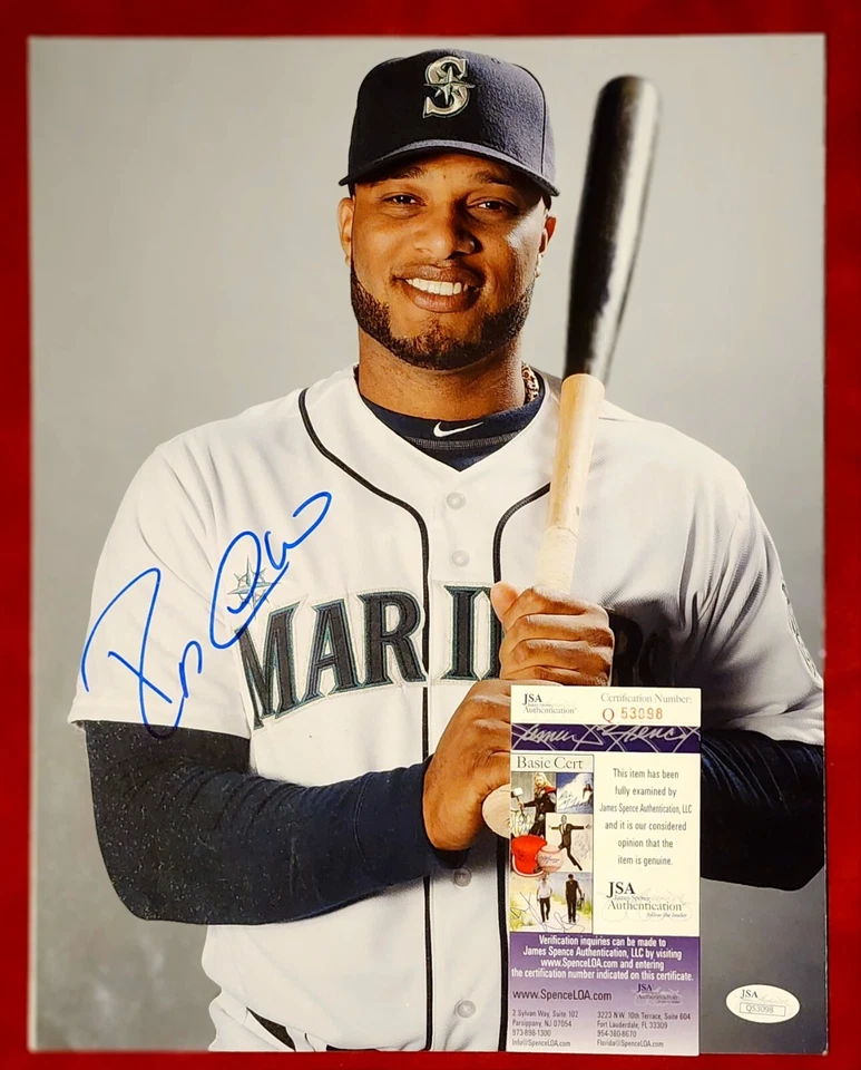 Robinson Cano Seattle Mariners Signed 11x14 Photo w/JSA COA - Image 1 of 1