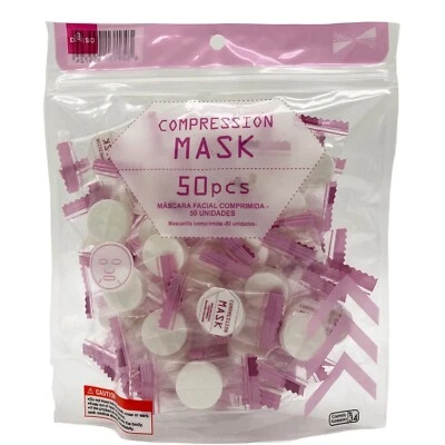 50 Pcs Compact Easy Storage Or Carry Compressed Facial Mask - Image 1 of 4