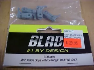 BLADE BLH3810 = MAIN BLADE GRIPS W/BEARINGS : RED BULL 130 X (NEW) - Picture 1 of 1