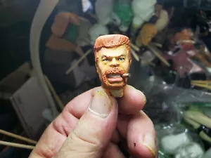 Custom Mego compatible Walking Dead Abraham Ford 8 inch scale painted head - Picture 1 of 6