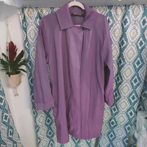 Mycra Pac Ladies Size S Iridescent Purple Packable Raincoat Jacket - Picture 1 of 4