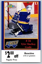 Tyler MacKay 1997-98 Saskatoon Blades