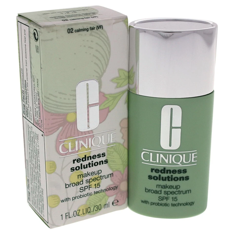 Clinique Redness Solutions Makeup SPF 15 Broad Spectrum 02 Calming Fair 1oz