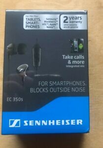 SENNHEISER EC 350s In-Ohr-Kopfhörer integriertes Mikrofon Ohrstöpsel neu in OVP