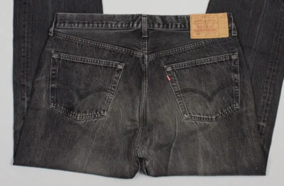 Jean Vintage Levi's Strauss & Co Pour Homme 501 Détendu Taille W38 L27 - Photo 1/4