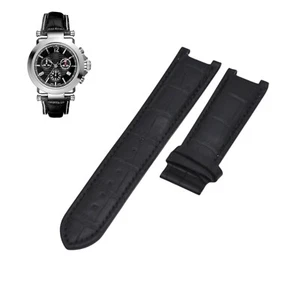 22mm Black Leather Watch Strap For Guess Collection I31000G2 - Picture 1 of 7