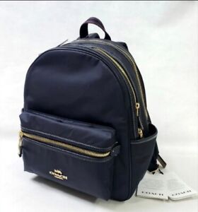 Coach Ellis CA210 Nylon Backpack Black Multi