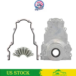 Front Timing Cover w/Crank Seal & Bolts for GM Gen III LS1 LS6 4.8 5.3 5.7 6.0L - Picture 1 of 5