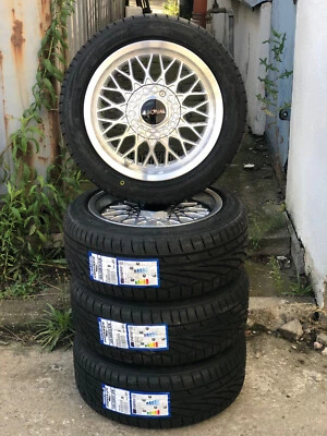 4x neu RETRO Sommerräder Ronal LS 15" 4x100 Felgen Toyo Reifen VW Golf 1 2 Jetta - Bild 1 von 4