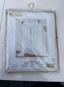 Elegance Sheer Voile Panel Window Stylemaster 60” Width X 63” Length New - Picture 1 of 3