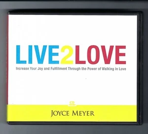 Joyce Meyer, Live2Love,Teachings on 4 CDs, Increase Joy by Walking in Love - Bild 1 von 2