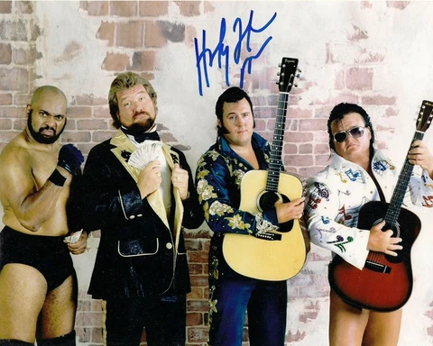 Autograph Honky Tonk Man 8x10 Signed Wrestling Photo Lot (2) WWE AEW NXT COA Cover