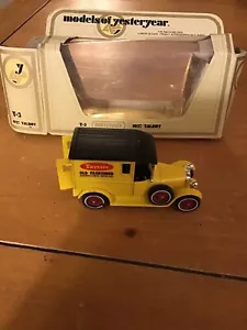 MATCHBOX MODELS OF YESTERYEAR Y-5 1927 TAYSTEE OLD FASHIONED BREAD TRUCK - Picture 1 of 5