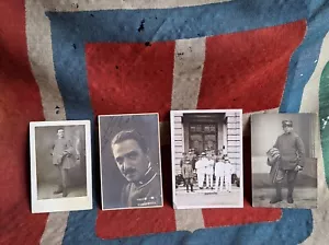 Military Lot 4 MILITARY POSTCARDS 1917 Savoy Royal Army WW1 - Picture 1 of 4